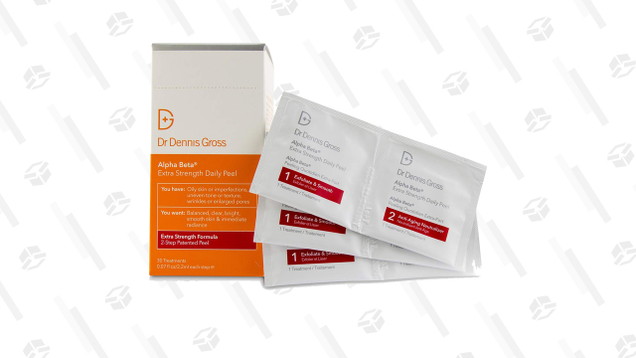 Dr. Dennis Gross Colorless Alpha Beta Extra Strength Daily Peel isn’t cheap, but but the pads are TSA-friendly and beloved by their users.